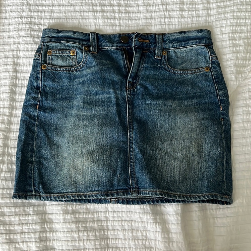 J.Crew Indigo Denim Skirt